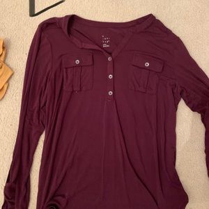 “A new day” professional burgundy blouse. So soft!